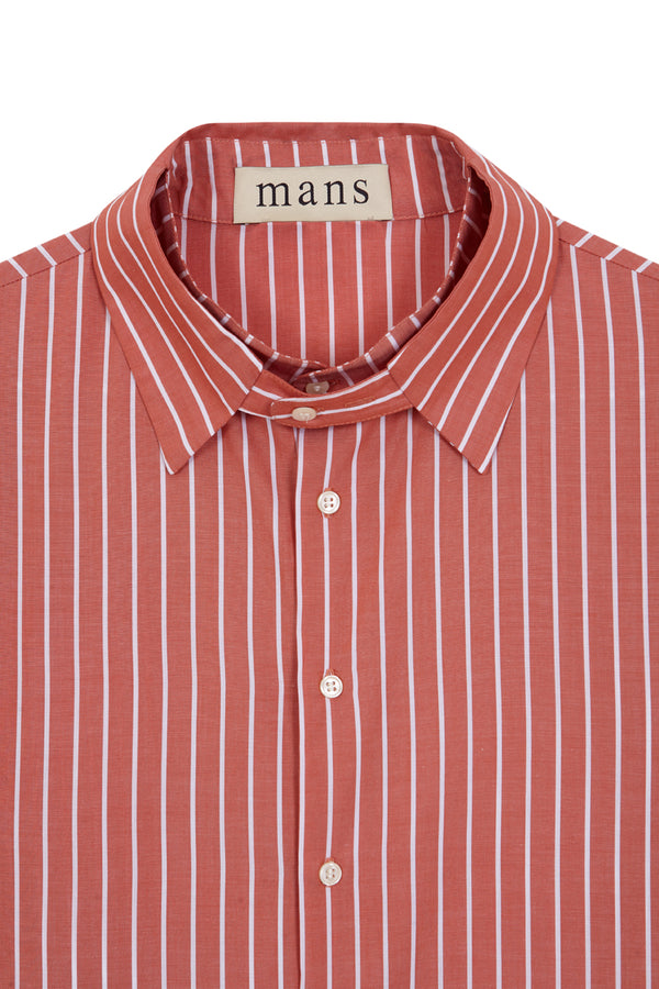 Orange and white stripped