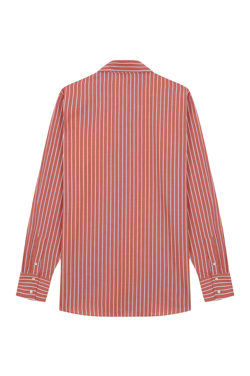 Orange and white stripped