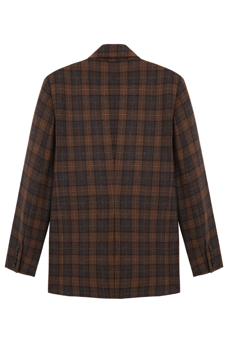 Brown plaid
