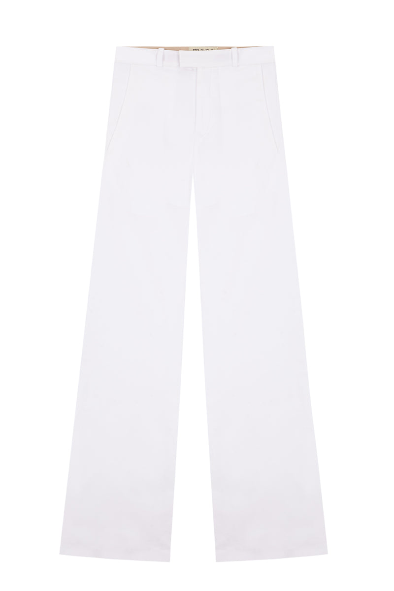 White poplin