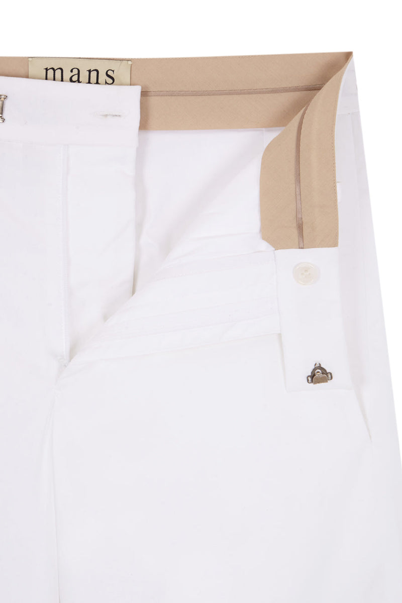 White poplin
