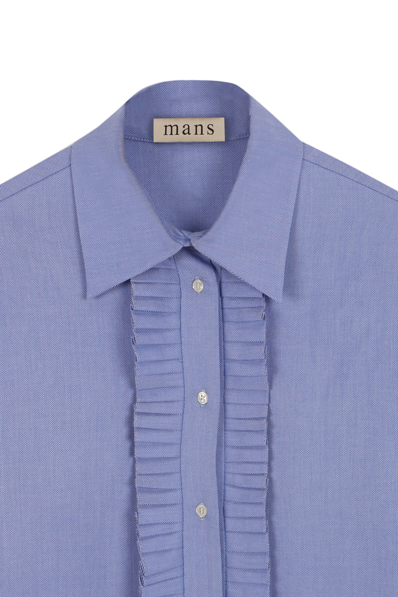Amery shirt textured blue